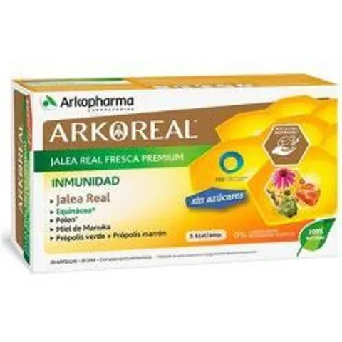 Arkopharma Arkoreal Jalea Real 20 Ampollas – imagen 1