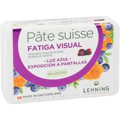 Lehning Pate Suisse Fatiga Visual 40 Caramelos – imagen 1
