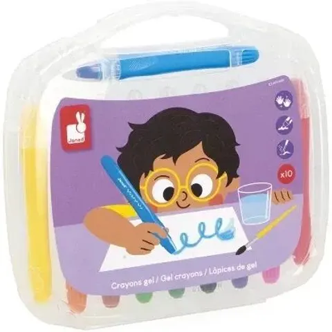 Crayons Gel x10 - Janod – image 1