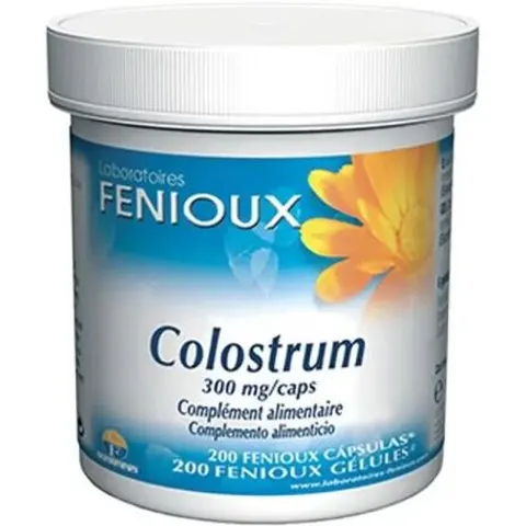 FENIOUX Colostrum 300mg 200caps – imagen 1