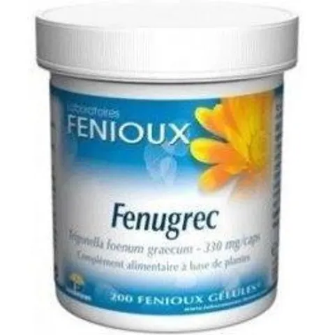 FENIOUX Fenogreco 330mg 200caps – imagen 1