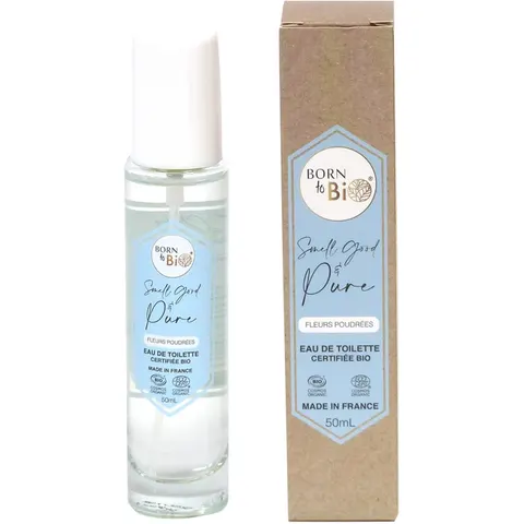 Born to bio eau de toilette fleurs poudrees 50 ml – imagen 1