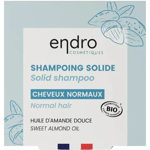Endro Cosmetiques Champú Sólido Cabello Normal 85 gr – imagen 1