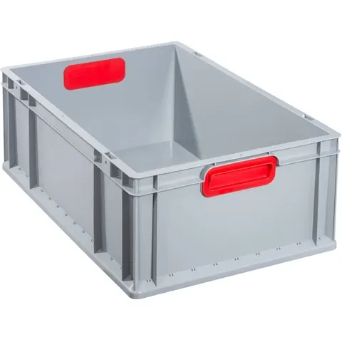 allit Transportbehälter ProfiPlus EuroBox 622, grau/rot – Bild 1