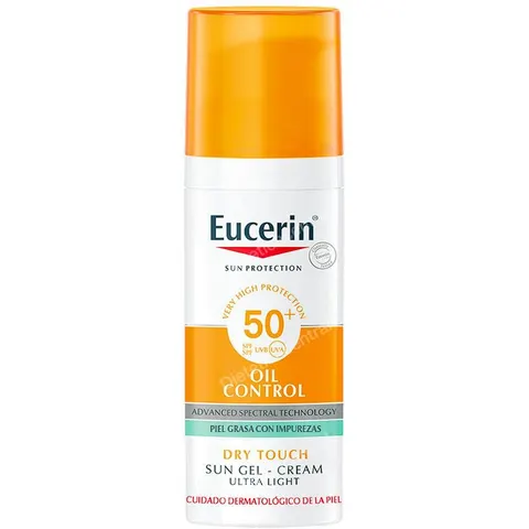 Eucerin oil sun control dry touch fps50 50ml. – imagen 1
