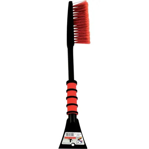 NIGRIN Eiskratzer mit Schneebesen, 600 mm, schwarz / rot – Bild 1