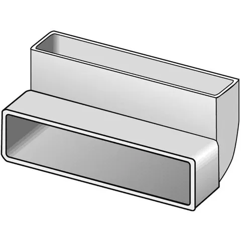 Helios Flachkanalbogen 60712 senkrecht – Bild 1