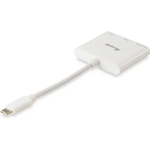 Equip USB -C auf HDMI, USB-A, 60W USB PD Adapter – Bild 1