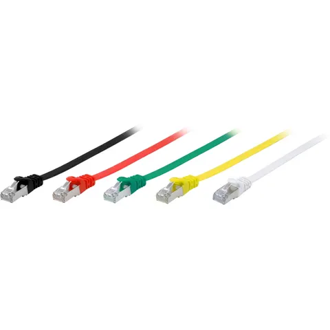 Equip Cat.6A U/FTP Flat Patchkabel, 5m, Weiß – Bild 1