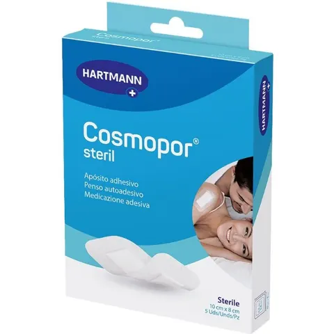 COSMOPOR Steril 10 X8 cm 5 Apositos – imagen 1