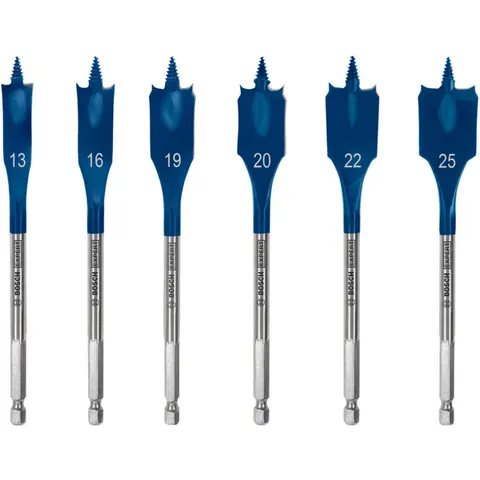 Bosch 6 Piece Self Cut Speed Spade Bit Set – image 1