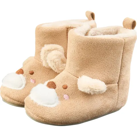 Winterschuhe mit Klettverschluss Bär – braun – 324591 – Bild 1