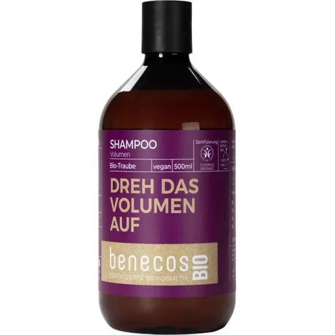 Benecos Bio Champú Volumen Uva 500 ml – imagen 1