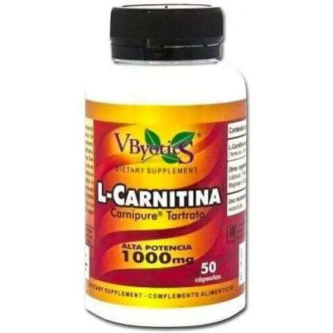Vbyotics L-Carnitina Carnipure 1000 mg 50 Caps – imagen 1