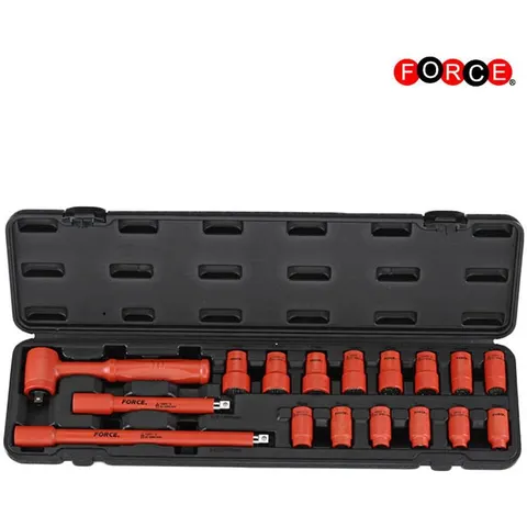 Force 17-delige geïsoleerde doppenset 3/8'' – afbeelding 1