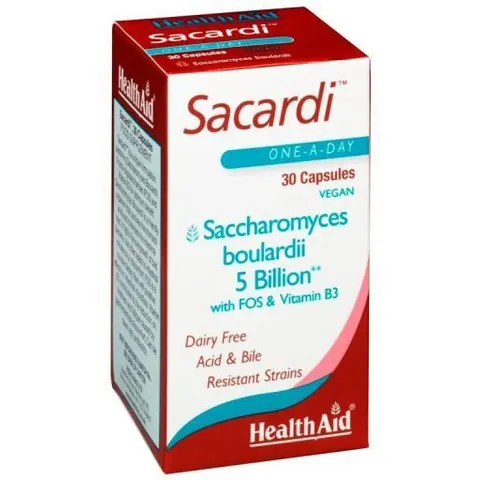 HealthAid Sacardi 30caps – imagen 1