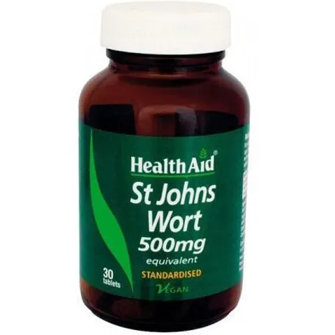 HealthAid Johanniskraut Hypericum 30 Tabletten – Bild 1