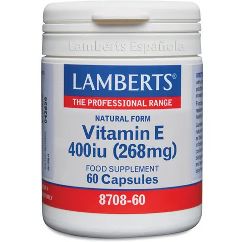 Lamberts VITAMIN E 400iu 60 Caps – imagen 1