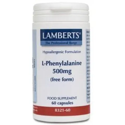 Lamberts L-FENILALANINA 500mg 60 Caps – imagen 1