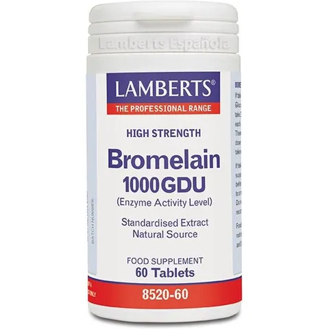 Lamberts Bromelain 1250GDU 60comp – imagen 1