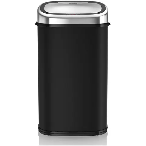 Tower 58L Black & Chrome Sensor Bin – image 1