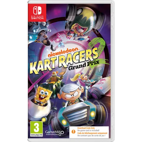 Nickelodeon Kart Racers 2: Grand Prix - Switch (Code in a Box) – afbeelding 1