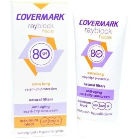 Covermark Rayblock Face SPF 80 50 ml Soft Brown – imagen 1