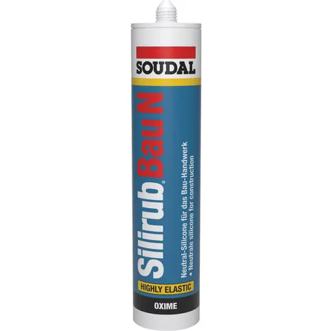 Soudal Silirub 2 Grijs Worst 600 Ml – afbeelding 1