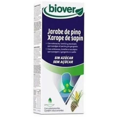 Biover jarabe de pino sin azucar 150ml – imagen 1