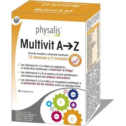 Physalis multivit a-z 45comp. – imagen 1