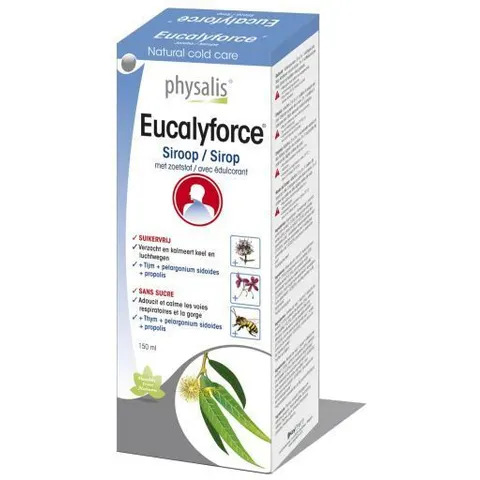Physalis eucalyforce jarabe s/a 150ml. bio – imagen 1