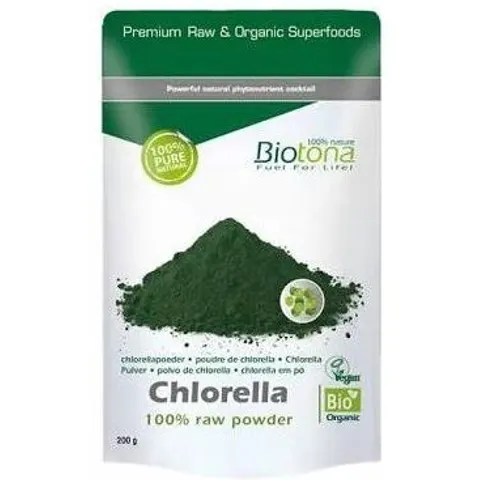 Biotona chlorella raw 200gr. bio – imagen 1