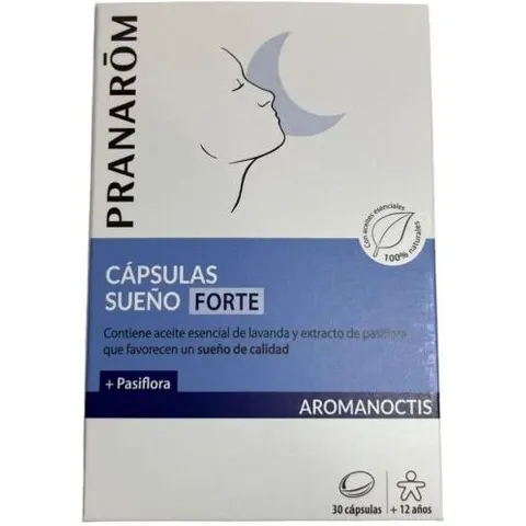 Pranarôm Aromanoctis Cápsulas Sueño Forte 30caps – imagen 1