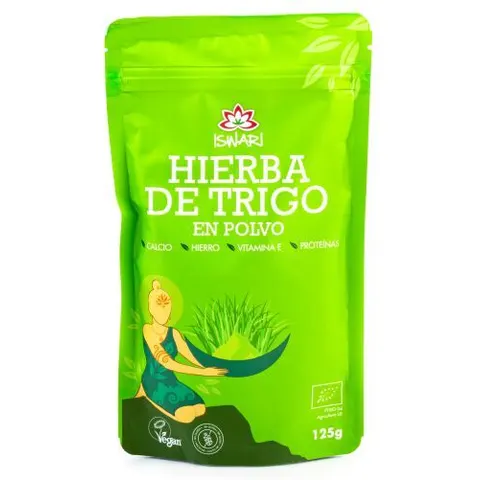 Iswari Hierba de Trigo Bio 125 gr – imagen 1