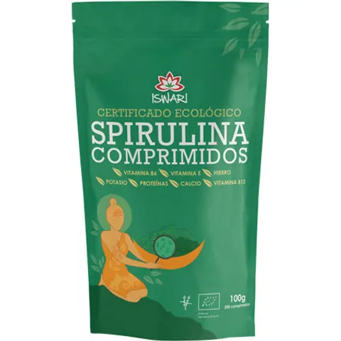 Iswari Spirulina 100 g – imagen 1
