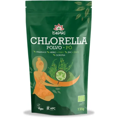 Iswari clorella superalimento 125gr. bio – imagen 1