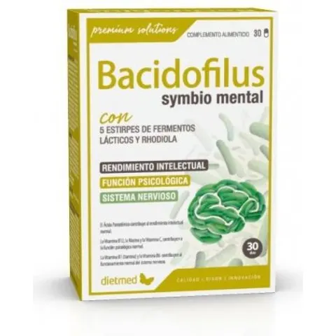 DietMed Bacidofilus Symbio Mental 30caps – imagen 1