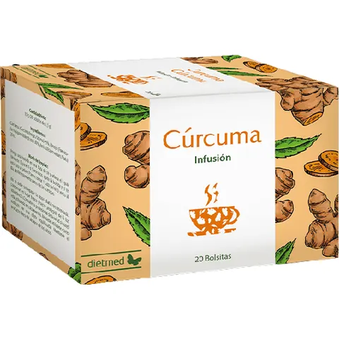 Dietmed Infusión de Cúrcuma 20 Sobres – imagen 1