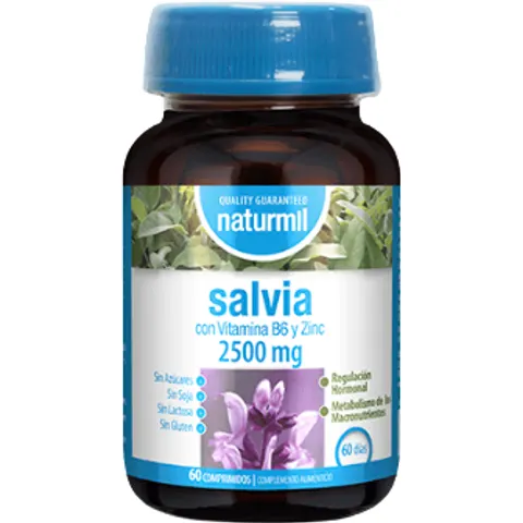 Naturmil Salvia 2500mg 60comp – imagen 1