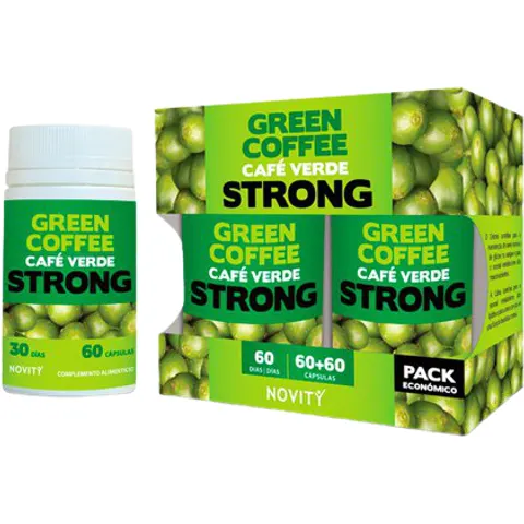 Dietmed Café Verde Strong Pack 60+60 Cápsulas – imagen 1