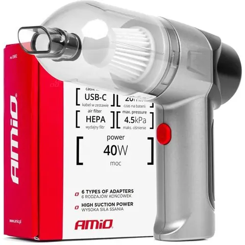 AMiO 03692 Aspirateur à main – image 1
