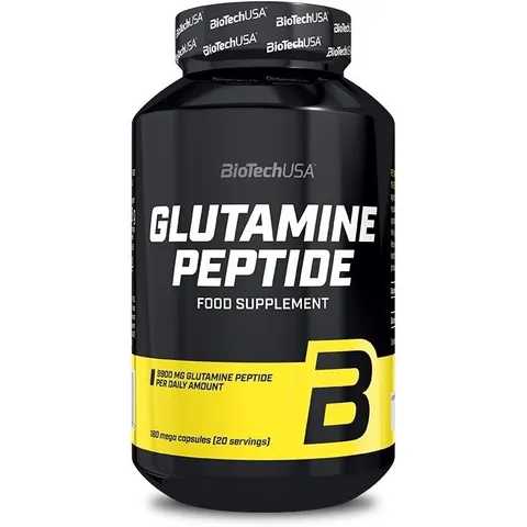 BiotechUSA Glutamin-Peptid 180 cápsulas – Bild 1
