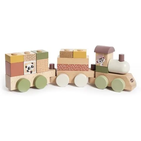 Tiny Love - Wooden Stacking Train - Boho Chic – afbeelding 1