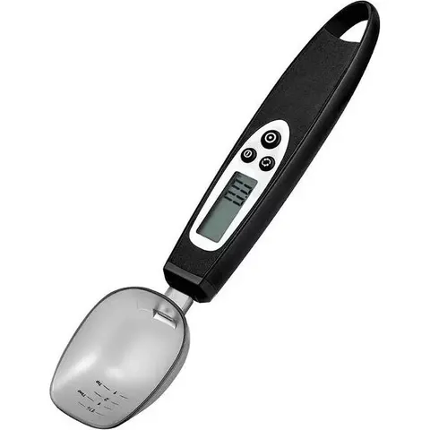 Digitale keukenweegschaal met lepel – afbeelding 1