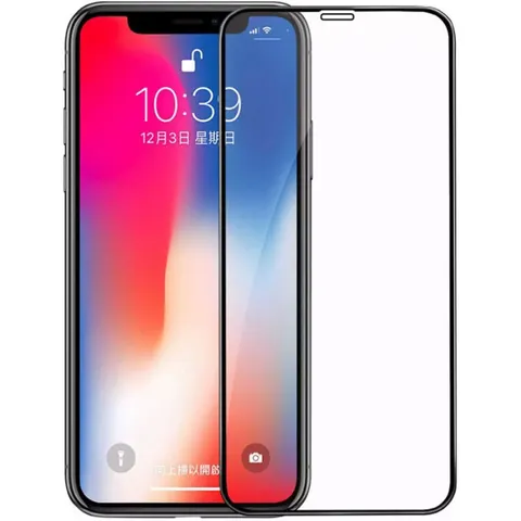 Screenprotector iPhone 11 met zwarte rand – afbeelding 1