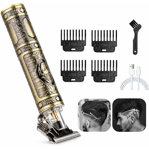 INF Haarschneidemaschine und Barttrimmer-Set Gold – Bild 1