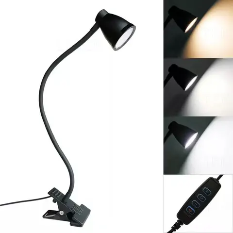 Dimbare LED leeslamp/klemlamp 3000-6500K – afbeelding 1