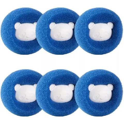 Ontharingsbal voor wasmachine 6 st – afbeelding 1