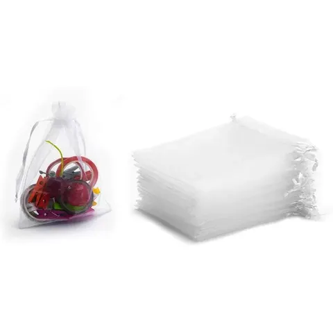 Organzazakjes 7x9 cm 50-pack – afbeelding 1