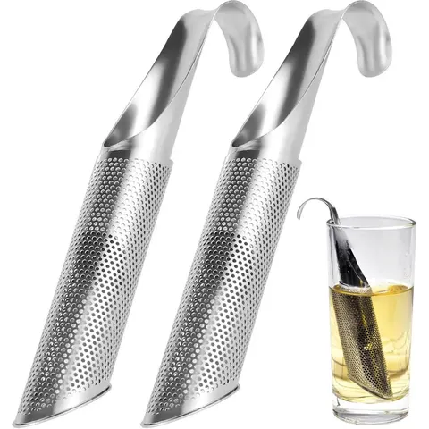 Long Pipe Tea Infuser theezeefje, 2-pack – afbeelding 1